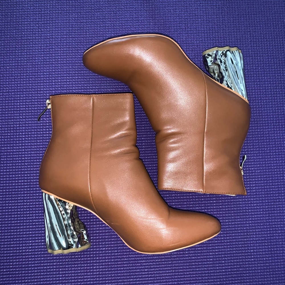 EGO Brown Ankle Bootie